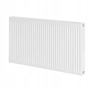 Oceľový panelový radiátor Purmo 1222 W biely 1200 x 600 x 60 mm - bočné pripojenie